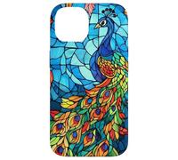 Peacock Bird with Stylized Sun Halo Case for iPhone 14