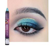 Peacock Blue Eyeshadow Stick, Pearlescent Green Color Eye Shadow, Shimmer Creamy Pencil, Metallic Glitter Eyeshadows, Highlight Crayon Brightener Pen, Silk High Pigmented Eyes Makeup