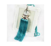 (Peacock Blue (Pair)) Pair Luxury Curtain Holdbacks Rope Tie Backs Tassel Tiebacks Holdback Art Decor