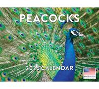 Peacock Calendar 2026 Monthly Wall Calender 12 Month | American Made In The USA