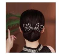 Peacock Display Angel Wings Elegant Hair Bun Maker, Bun Makers For Women's Hair, Style Elegant Lazy Hair Curler, French Twist Bun Hairstyle Shaper (B)