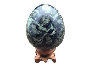 Peacock Eye Egg Polished Quartz Crystal Specimens