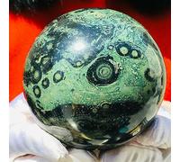 Peacock Eye Stone Ball Crystal Home Decoration Gift Ornaments (Size : 60-65mm)