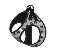 Peacock Feather Print Step in Dog Harness and Leash Set,Adjustable Reflective Harness for Small Dogs Cats