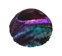 Peacock Feather Printed Shower Cap, Waterproof Reusable Bath Caps For Women,Men, Boys, And Girls Spa Salon