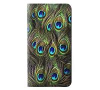 Peacock Feather PU Leather Flip Case Cover For Samsung Galaxy A6 (2018)
