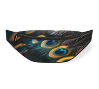 Peacock Feather Waist Bag Pack for Women Men Kids Girls Boys Fanny Pack Bumbags Pouch Purses Belt Bag for Travel Sport Running