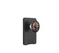 Peacock Feathers Display Art PopSockets PopWallet for MagSafe