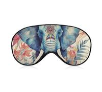 Peacock Feathers Elephant Eye Mask Sleep Mask Eye Masks for Sleep Sleep Masks for Women Men Sleeping Mask Travel Eye Mask Sleep Mask Blackout Funny Sleep Mask Cute Sleep Mask