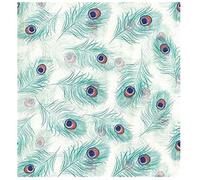 Peacock Feathers Gift Bag Box Tissue Paper Wrapping Lining Sheets 50x75cm (50 Sheets)
