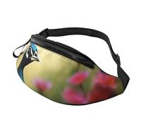 Peacock flowers Fanny Pack for Men Women Fashion Waist Packs Travel Crossbody Bag With Adjustable Strap Everywhere Belt Bag Waterproof Chest Bags Cycling Bum Bag Wallet