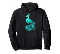 Peacock Graffiti Urban Art Design Pullover Hoodie