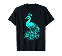 Peacock Graffiti Urban Art Design T-Shirt