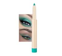 Peacock Green Eyeshadow Stick, Cream Metallic Blue Eye Shadow, Shimmering Waterproof Highly Pigmented Eyes Makeup, Deep Color Eye Pencil, Silky Smooth Buildable Crayon for Women