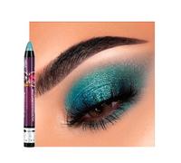 Peacock Green Pearl Shimmer Eyeshadow Stick, Blue Color Cream Eye Shadow, Metallic Glitter Eyeshadows, Pearlescent Highlight Pencil Crayon Brightener Pen, Smooth High Pigmented Eyeliner