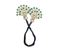 Peacock Hair Bun Maker, Bun Makers For Women's Hair, Crystal Hair Twist Bun Hair Display Maker, Peacock Elegant Wings