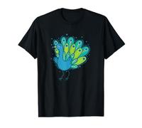 Peacock Happy Bird Pheasant Animal Park Value Graphic T-Shirt