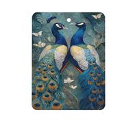 Peacock Heaven Car Air Freshener Aromatherapy Tablets Hanging Scented Cards for Rooms Bathrooms Wardrobe Square