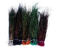 Peacock Herl Fly Tying Feathers. Choice of colours, Peacock Feathers (Orange)