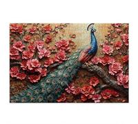 Peacock Jigsaw Puzzles for Adults 1500, 1500 piece Jigsaw Puzzles for Adults, Challenging Wooden Jigsaws Puzzle for The Whole for Women, Puzzle for Home Wall Decor, Gifts for Women, Theme: Flower Q-50