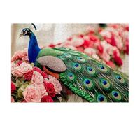 Peacock Jigsaw Puzzles for Adults 2000 Piece Jigsaw Puzzles for Adults Flower 99x70cm, Classic Educational Games Decompression, Challenging Game for Families Beautiful Home Decor Gifts for Men J-73
