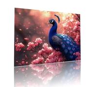 Peacock Jigsaw Puzzles for Adults Difficult 300 pieces Flower Adult Kids Toddler Puzzle Age 4-6 Mini 5-8 Year Olds Jigsaws Learning Educational Challenge Toys, Home Decoration and Gifts 38x52cm t-399