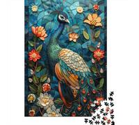 Peacock Kintsugi Art 1000 Piece Jigsaw Puzzle for Adults, 38x26cm/1000pcs, Relaxing Indoor Activity, Focused Puzzle Time And Time at Home