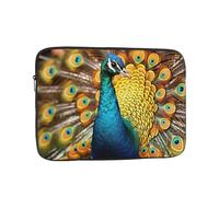 Peacock Laptop Sleeve for Women Men, 15 Inch Waterproof Laptop Bag Lightweight Notebook Computer Cover Bag