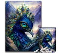 Peacock Mythical Land 1000Pieces Puzzle Gifts Difficult Puzzles for Adults for Home Decor Ideal ChristmasNew Year Gift for Teenagers 1000 PCS(38x26cm)