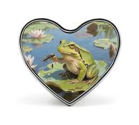 Peacock Pattern Lapel Pin Heart Brooches And Pins - Metal Badge for Shirts, Jackets, Hats | Durable Fashion Accessory & Gift for Men, Women, Events