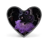 Peacock Pattern Lapel Pin Heart Brooches And Pins - Metal Badge for Shirts, Jackets, Hats | Durable Fashion Accessory & Gift for Men, Women, Events