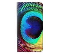 Peacock PU Leather Flip Case Cover For Motorola Moto E6 Plus, Moto E6s