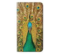 Peacock PU Leather Flip Case Cover For Motorola Moto E6 Plus, Moto E6s