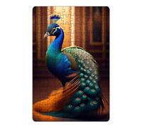Peacock Puzzle: Stress Relief Puzzles Art Puzzles with Decorative Painting | Impossible and Challenging Puzzles Festive Home Stress Reliever for Adults Kids Wall Decor