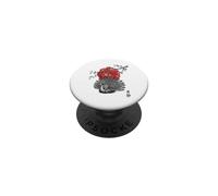 Peacock Sakura Cherry Blossom Japanese Art Graphic PopSockets Adhesive PopGrip