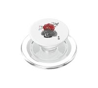 Peacock Sakura Cherry Blossom Japanese Art Graphic PopSockets PopGrip for MagSafe