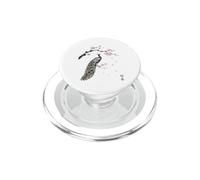 Peacock Sakura Cherry Blossom Japanese Art Graphic PopSockets PopGrip for MagSafe