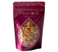 Peacock Snacks Roasted & Salted Mixed Nuts Treat Bag | 100 Grams | Crunchy Nut Mix with Peanuts, Almonds & Cashews | Vegetarian Savoury Snack | Resealable Bag Perfect for Snacking
