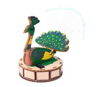 Peacock Spreads its Tail 3D Wooden Puzzle,for Stem Science Experiment Craft,Encourages Creativity Imagination,Learning Scientific Principles