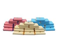 Peacock Supplies Milk Chocolate Squares Bundle - 90 Pack | Elegant Moon Design | Table Settings or Party Favours | Suitable for Vegetarians | Elevate Your Celebration | For Kids or Adults