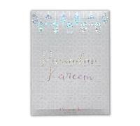 Peacock Supplies Ramadan Sweets Countdown Calendar - Grey & Iridescent | Count Down 30 Days with Tasty Halal Sweet Treats | Introduce Kids to Ramadan Values | Stylish & Elegant Decoration | Great Gift