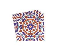 Peacock Supplies Turkish Party Napkins - 20 Pack | Colourful Festive Shapes Design | 33 cm x 33 cm | Elevate Table Decor | Disposable, Single Use Serviettes | Durable 2-Ply | Party Must-Have