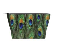 Peacock Tail Feathers, Toiletry Pouch Makeup Bag Cosmetic Bag Portable Travel Toiletry Bag