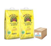 Peacock Thai Hom Mali Rice Fragrant Rice AAA 10KG (2 Bags)