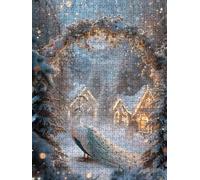 Peacock White Jigsaw Puzzles for Adults 3000, 3000 Piece Jigsaw Puzzles, Classic Educational Jigsaws, Impossible de Assemble Handmade, Challenging Puzzle, Fun Family Activities FNKL0-610