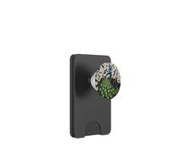 Peacock With Blossoms Artwork PopSockets PopWallet for MagSafe