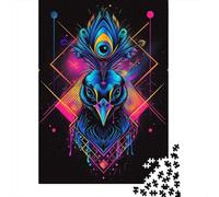 Peacock Wooden Jigsaw Puzzles 1000 Pieces for Adults Jigsaw Puzzles for Adults 1000 Piece Puzzle Educational Games 1000pcs (75x50cm)