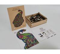 "Peacock" Wooden Puzzle A3