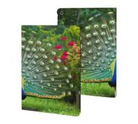 Peacocks Open Tail Feathers Funny Tablet Case Compatible with ipad 2019/2020/2021(10.2in) Personality Protective Cover