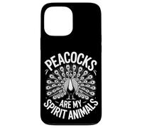 Peacocks Spirit Animals Funny Peacock Case for iPhone 13 Pro Max